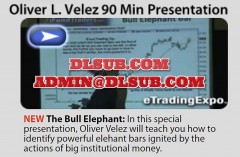 Course platform screenshot showing Oliver Velez The Bull Elephant online training program