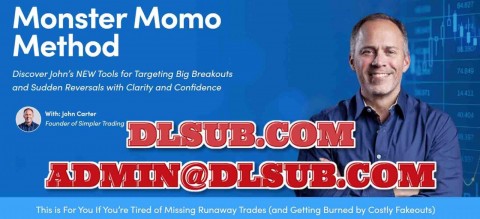 Product image of SimplerTrading John Carter New Monster Momentum Breakthrough Pro 2025 online course package