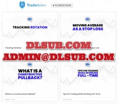 TraderLion product image and branding for Private Access Pro Members – Education Foundations training program